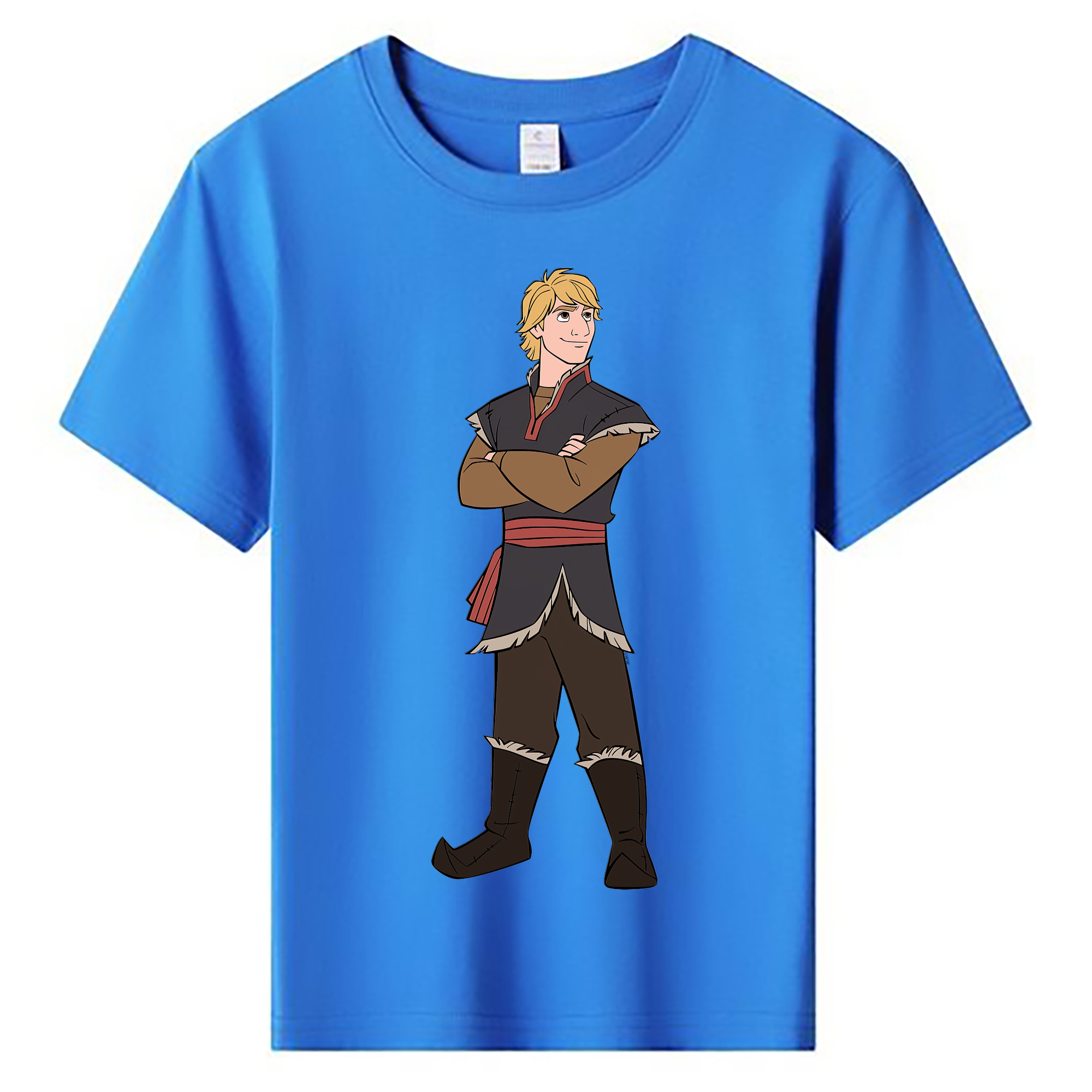 （画像用） アナと雪の女王 アンナ エルサ Frozen Anna Elsa 綿100％キッズTシャツ（フロントプリント）